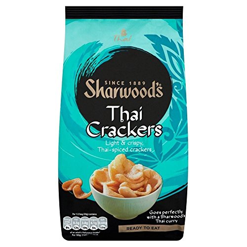 Sharwood Thai Spiced Crackers verzehrfertig (60 g) - Packung mit 2 von Sharwood's