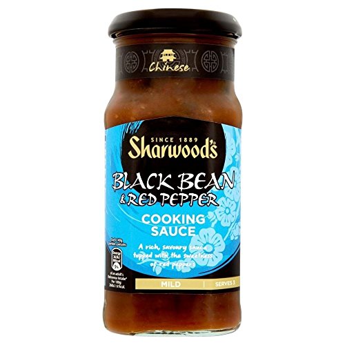 Sharwood der Cooking Sauce - Black Bean & Red Pepper (425g) - Packung mit 2 von Sharwood's