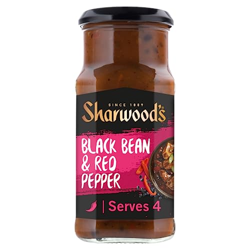Sharwood's Cook-in Sauce Black Bean & Red Pepper 425g von Sharwood's