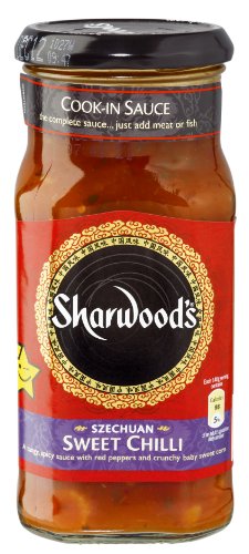 Sharwood's Cook-in Sauce Sweet Chilli & Red Pepper 425g - chinesische Kochsoße Sharwood's Cook-in Sauce Sweet Chilli & Red Pepper 425g - chinesische Kochsoße von Sharwood's