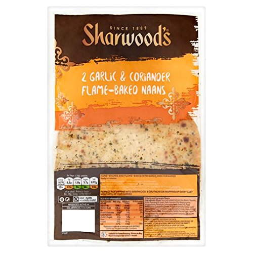 Sharwood's Knoblauch & Koriander Naans 2er Pack 260 g von Sharwood's