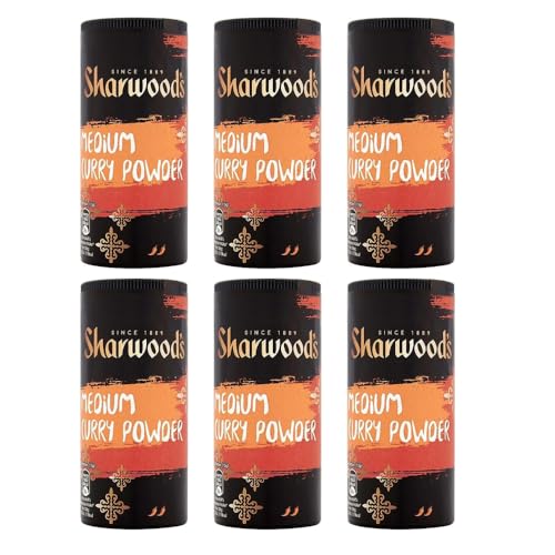 Sharwoods Medium Curry-Pulver, 102 g (6 Stück) von Sharwood's