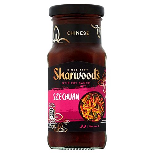 Sharwoods Spicy Szechuan Tomato Stir Fry Sauce 195g Sharwoods Spicy Szechuan Tomato Stir Fry Sauce 195g von Sharwood's