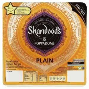 Sonnengetrocknete Sharwoods 8 schlichte Poppadoms Sonnengetrocknete Sharwoods 8 schlichte Poppadoms von Sharwood