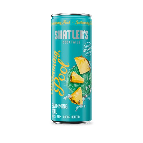 SHATLER'S Cocktails Swimming Pool | Alkoholhaltig | in Barqualität | 12 x 250 ml von Shatler's