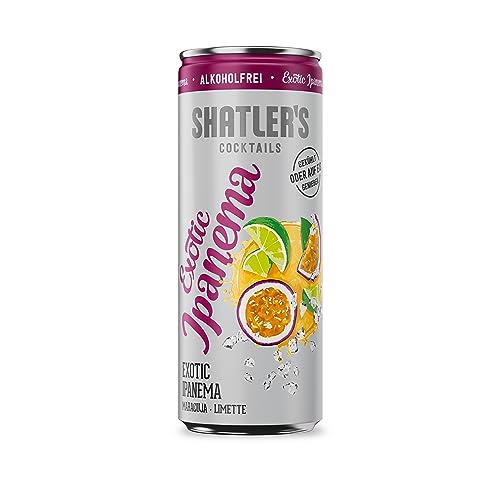 Shatler's Cocktails | Exotic Ipanema | Alkoholfrei | Maracuja und Limette | 12 x 250ML Shatler's Cocktails | Exotic Ipanema | Alkoholfrei | Maracuja und Limette | 12 x 250ML von Shatler's