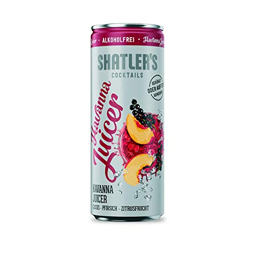 Shatler's Cocktails | Havanna Juicer | Alkoholfrei | Cassis, Pfirsich und Zitrusfrucht | 12 x 250ML Shatler's Cocktails | Havanna Juicer | Alkoholfrei | Cassis, Pfirsich und Zitrusfrucht | 12 x 250ML von Shatler's