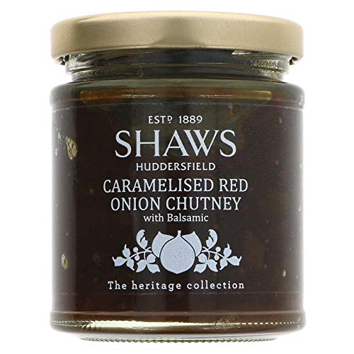 Shaws Caramelized Red Onion Chutney 195 g (6 Stück) von Shaws