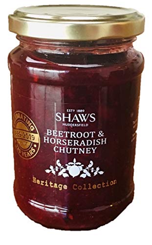 Shaws Heritage Collection Chutney, Rote Beete und Meerrettich, 6 x 290 g Shaws Heritage Collection Chutney, Rote Beete und Meerrettich, 6 x 290 g von Homry