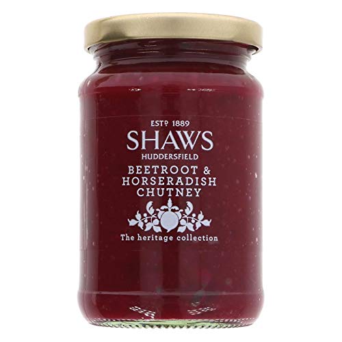 Shaws Rote Beete & Meerrettich Chutney 300 g (6 Stück) von Shaws