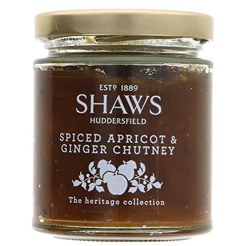 Shaws Spiced Apricot Ingwer Chutney, 200 g, 6 Stück von Shaws
