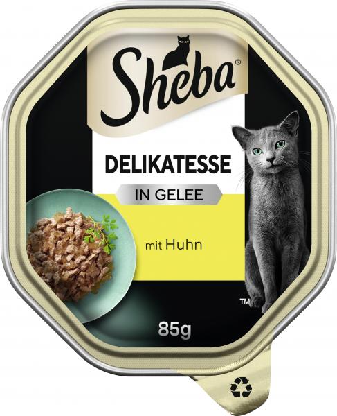 Sheba Delikatesse in Gelee mit Huhn von Sheba