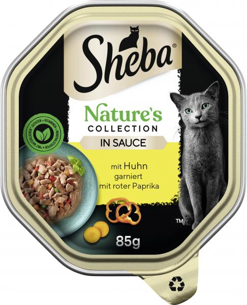 Sheba Nature's Collection in Sauce mit Huhn garniert mit roter Paprika Sheba Nature's Collection in Sauce mit Huhn garniert mit roter Paprika von Sheba