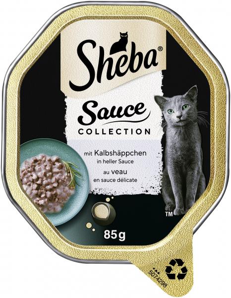 Sheba Sauce Collection mit Kalbshäppchen in heller Sauce von Sheba
