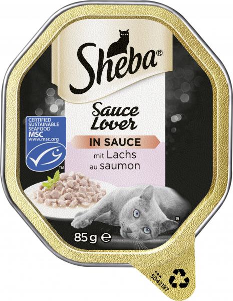 Sheba Sauce Lover in Sauce mit Lachs von Sheba