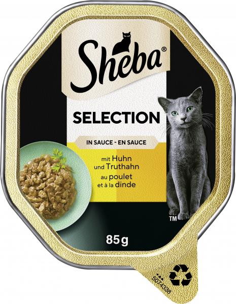 Sheba Selection in Sauce mit Huhn und Truthahn von Sheba