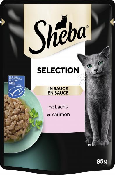 Sheba Selection in Sauce mit Lachs von Sheba