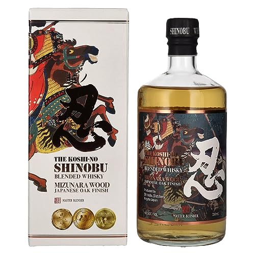 Shinobu The Koshi-No Blended Whisky Mizunara Oak Finish 43% Volume 0,7l in Geschenkbox Whisky von Shinobu