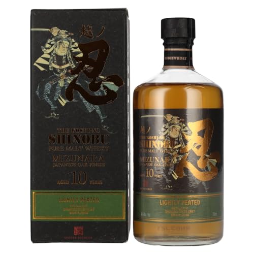 The Koshi-No The Shinobu Pure Malt 10 Years Old Lightly Peated Mizunara Oak Finish 43% Vol. 0,7l in Geschenkbox The Koshi-No The Shinobu Pure Malt 10 Years Old Lightly Peated Mizunara Oak Finish 43% Vol. 0,7l in Geschenkbox von Shinobu