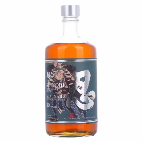 The Shinobu Pure Malt 10 Years Old Whisky MIZUNARA Japanese Oak Finish 43,00% 0,70 lt. von Shinobu