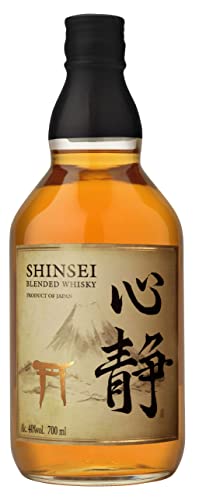 Shinsei I Blended Whisky I 700 ml I Japanischer Whisky aus der Nähe des Fuji I Harmonie von fruchtigen Aromen und rauchigen Düften von Shinsei Whisky