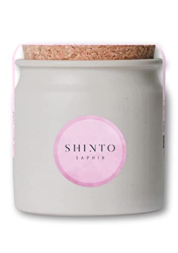 Bio Matcha-Pulver Shinto® Saphir - Prime Grade Grüntee-Pulver - wiederverwendbares Tongefäß - Direktimport aus Uji Japan - 30g von Shinto