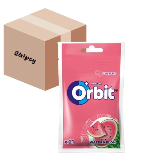 Chewing gum Orbit Watermelon 29g/22 stuck Carton Shipsy Box Chewing gum Orbit Watermelon 29g/22 stuck Carton Shipsy Box von Shipsy