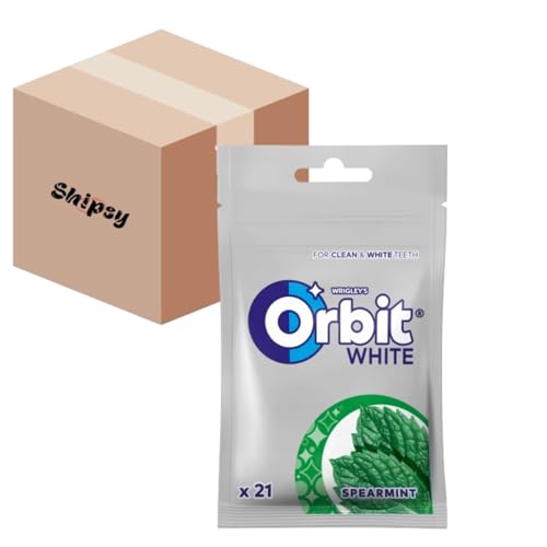 Kaugummi Bag Orbit Weiß Spearmint 29g 22 stuck Carton Kaugummi Bag Orbit Weiß Spearmint 29g 22 stuck Carton von Shipsy