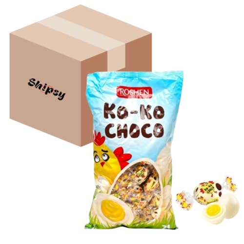 1 KG Roshen Creme Egg Minis, perfekt für Ostern weiße Schokolade Shipsy Box 1 KG Roshen Creme Egg Minis, perfekt für Ostern weiße Schokolade Shipsy Box von Shipsy