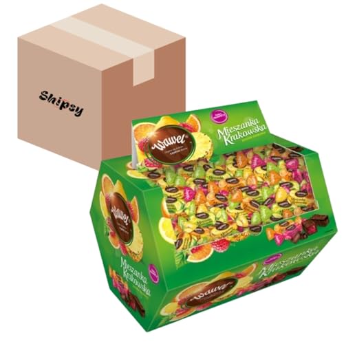 Wawel Mieszanka Krakowska 2,8kg Süßigkeiten Carton Shipsy Box Wawel Mieszanka Krakowska 2,8kg Süßigkeiten Carton Shipsy Box von Shipsy