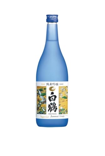 SAKE HAKUTSURU Superior Junmai Ginjo - Exquisiter Premium Reiswein, Fruchtig & Mild, Elegant für Feinschmecker, Ideal zu Sashimi, Aus Kobe, Japan, 720ml SAKE HAKUTSURU Superior Junmai Ginjo - Exquisiter Premium Reiswein, Fruchtig & Mild, Elegant für Feinschmecker, Ideal zu Sashimi, Aus Kobe, Japan, 720ml von Shirakura