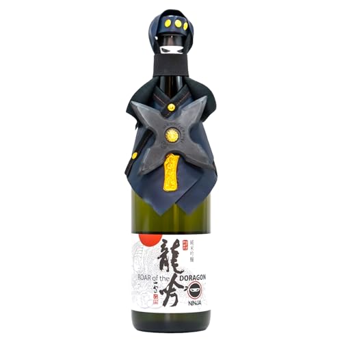 SAKE RYUGIN "NINJA" Junmai Ginjo | Authentischer Japanischer Premium Reiswein, Handverlesener Sake mit Charakter, Ideal für Kenner, 720ml von Shirakura