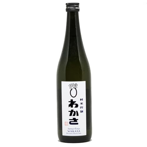 SAKE WAKASA Junmai Ginjo - Eleganter Japanischer Reiswein, Fruchtig & Leicht, Perfekt zu Käse und Fleischgerichten, Ausgewählte Reissorte, Aus Japan, 720ml von Shirakura