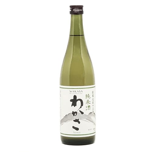 SAKE WAKASA Junmai - Traditioneller Japanischer Reiswein, Weich & Mild, Ideal für Sake-Kenner, Japan, 720ml von Shirakura