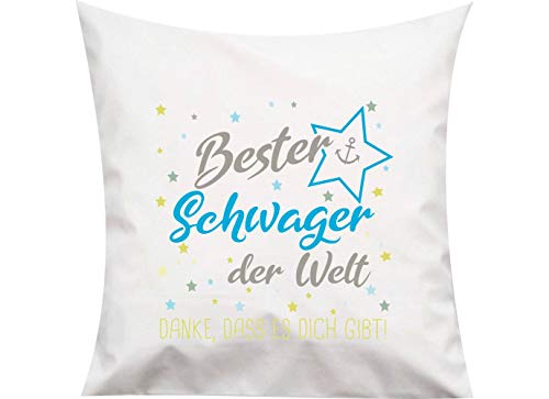 ShirtInStyle, Geschenkset, Kissen bester Schwager der Welt, danke das es dich gibt! Farbe weiß ShirtInStyle, Geschenkset, Kissen bester Schwager der Welt, danke das es dich gibt! Farbe weiß von Shirtinstyle