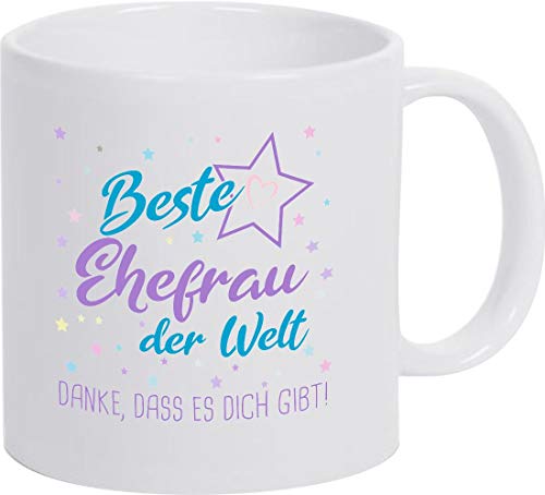 ShirtInStyle, Geschenkset, Tasse beste Ehefrau der Welt, danke das es dich gibt! Farbe weiß ShirtInStyle, Geschenkset, Tasse beste Ehefrau der Welt, danke das es dich gibt! Farbe weiß von Shirtinstyle