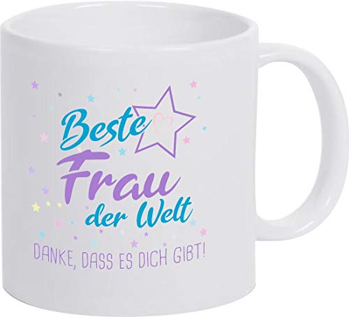 ShirtInStyle, Geschenkset, Tasse beste Frau der Welt, danke das es dich gibt! Farbe weiß ShirtInStyle, Geschenkset, Tasse beste Frau der Welt, danke das es dich gibt! Farbe weiß von Shirtinstyle