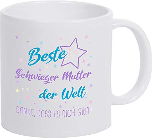 ShirtInStyle, Geschenkset, Tasse beste Schwieger Mutter der Welt, danke das es dich gibt! Farbe weiß ShirtInStyle, Geschenkset, Tasse beste Schwieger Mutter der Welt, danke das es dich gibt! Farbe weiß von Shirtinstyle