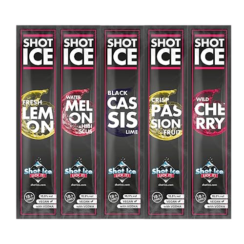 Shot Ice 200er Mixpaket - Frozen Shot - Eis mit Alkohol zum Selbsteinfrieren - Ab 18 Jahren! (200) von Shot Ice