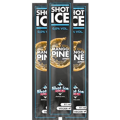 Shot Ice Paket Mango/Ananas (ohne Alkohol) - Eis zum Selbsteinfrieren (100er Paket) von Shot Ice