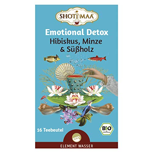 6 x Shoti Maa Bio Tee | Emotional Clarity | Hibiskus, Minze & Süßholz | Gewürz- und Kräutertee | Ayurveda Tee | 6 x 16 Teebeutel (96 Teebeutel) von Shoti Maa