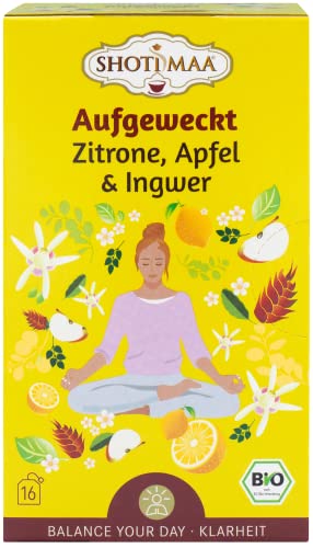 Shoti Maa Bio-Ayurveda-Tee Aufgeweckt - Zitrone, Apfel & Ingwer, 32 g von Shoti Maa