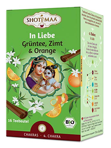 Shoti Maa Bio-Ayurveda-Tee In Liebe - Grüntee, Zimt & Orange, 28.8 g von Shoti Maa