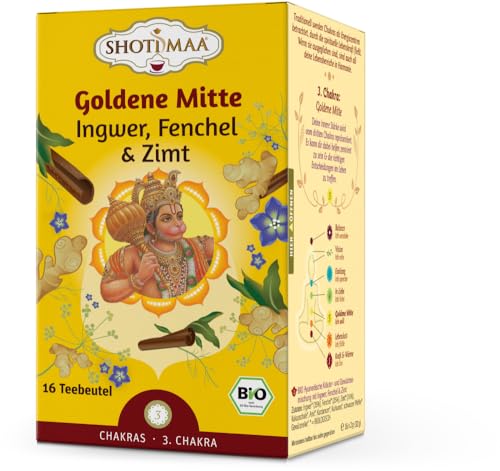 Shoti Maa Bio Goldene Mitte - Ingwer, Fenchel & Zimt (6 x 32 gr) von Shoti Maa