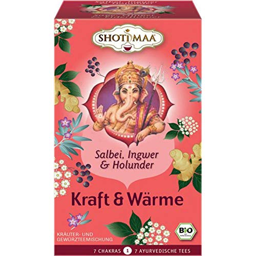 Shoti Maa Bio Kraft & Wärme - Salbei, Ingwer & Holunderblüte (2 x 16 Btl) von Shoti Maa