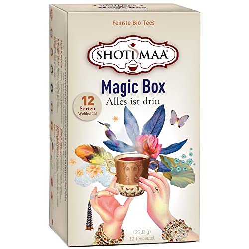 Shoti Maa - Magic Box - Probier- und Geschenkpackung - 12 Sorten Tee - 23,8 g - 6er Pack von Shoti Maa