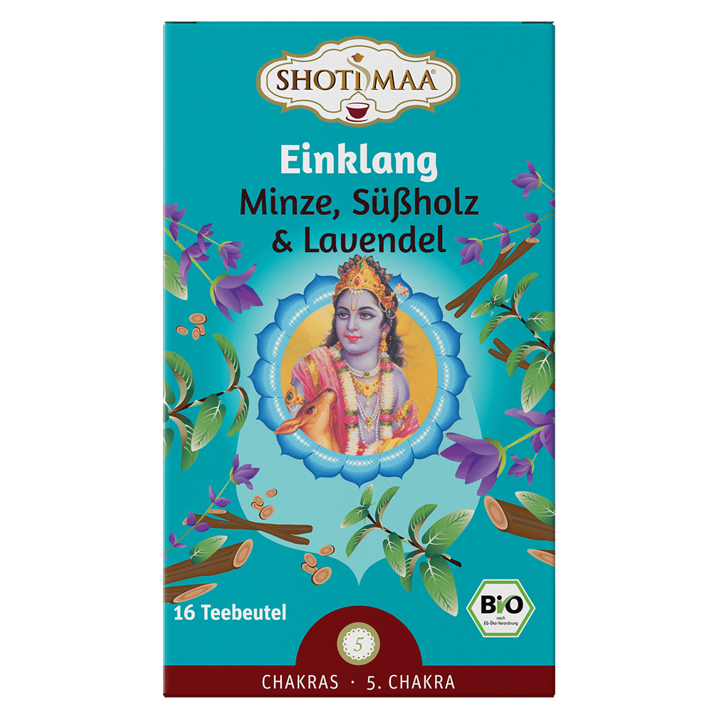 Bio Einklang Minze, Süßholz & Lavendel Tee Bio Einklang Minze, Süßholz & Lavendel Tee von Shotimaa