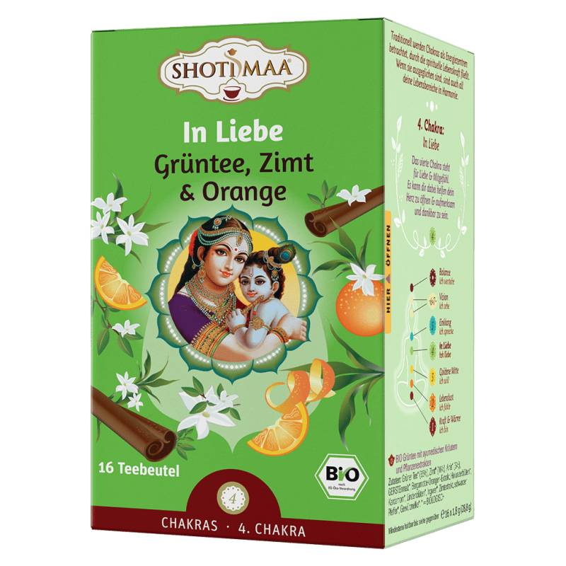 Bio In Liebe Grüntee, Zimt & Orange von Shotimaa