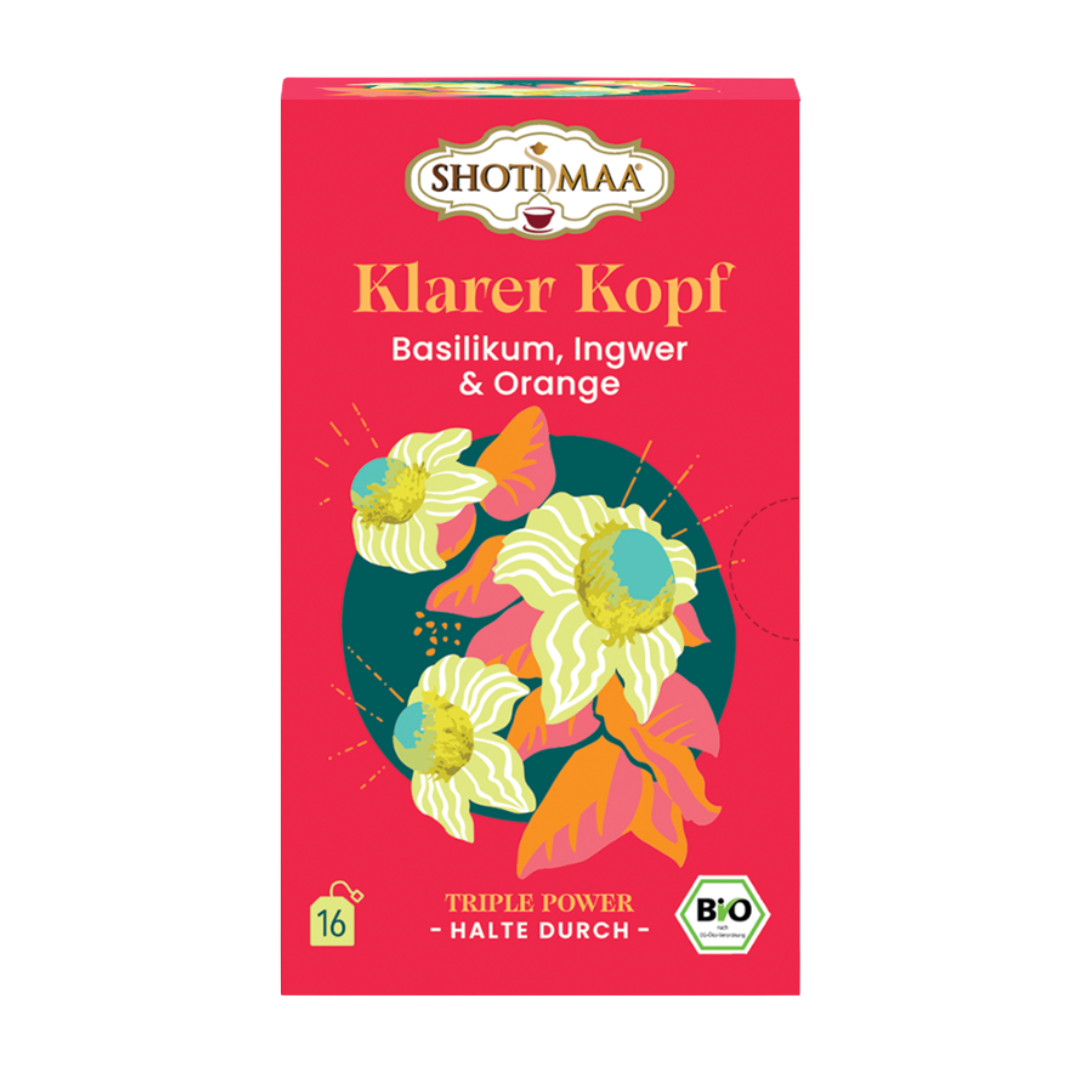 Bio Klarer Kopf Tee, 16 Beutel Bio Klarer Kopf Tee, 16 Beutel von Shotimaa