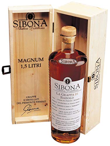 SIBONA-"GRAPPA BAROLO" MAGNUM CASSA LEGNO 1,5 L 42° von Sibona Antica Distilleria
